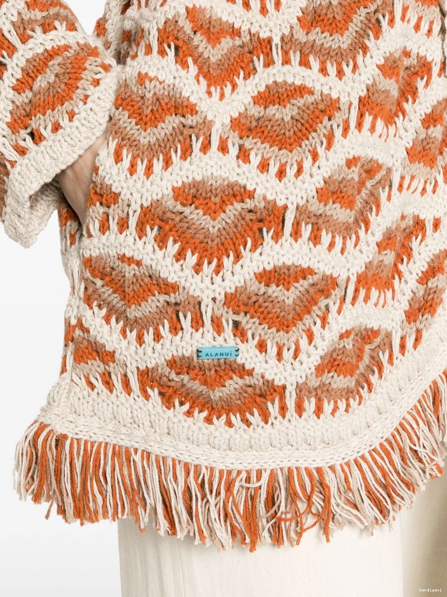 Affordable Alanui Mahal Women cardigan patterned-intarsia Hawa 0324